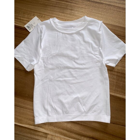 A New Day Kids White Short Sleeve T-Shirt Size Small - Picture 5 of 9